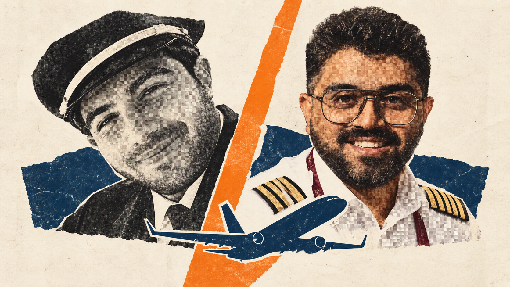On left: Hamam al-Hammami. On right: Captain Smit Machchhar