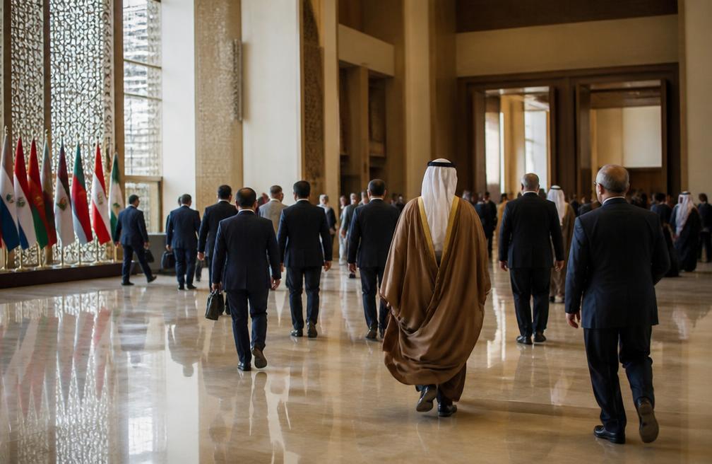 Officials at a regional summit